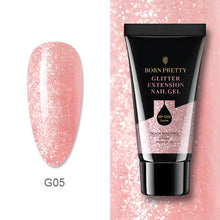 Carregar imagem no visualizador da galeria, BORN PRETTY 30ml Glitter Acrílico Gel Extensão de Dedo Prata Rosa Gel Extensão Gel Soak Off Nail Art Gel Verniz