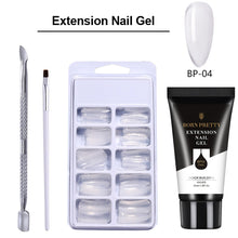 Carregar imagem no visualizador da galeria, BORN PRETTY Extension Gel Verniz para unhas Clear Glitter Extension Soak Off Gel UV Nail Art Acrílico Gel Design Manicure
