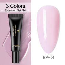 Carregar imagem no visualizador da galeria, BORN PRETTY Extension Gel Verniz para unhas Clear Glitter Extension Soak Off Gel UV Nail Art Acrílico Gel Design Manicure
