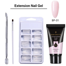 Carregar imagem no visualizador da galeria, BORN PRETTY Extension Gel Verniz para unhas Clear Glitter Extension Soak Off Gel UV Nail Art Acrílico Gel Design Manicure
