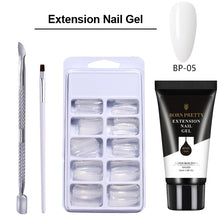 Carregar imagem no visualizador da galeria, BORN PRETTY Extension Gel Verniz para unhas Clear Glitter Extension Soak Off Gel UV Nail Art Acrílico Gel Design Manicure
