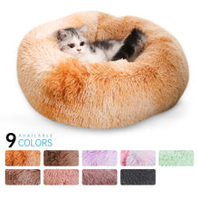 Carregar imagem no visualizador da galeria, Cama Macia de 35-50 CM para cão de gato para dormir. Canil redondo quente e confortável.
