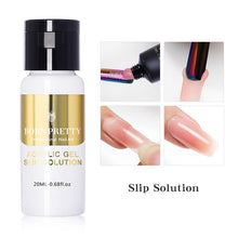 Carregar imagem no visualizador da galeria, BORN PRETTY Extension Gel Verniz para unhas Clear Glitter Extension Soak Off Gel UV Nail Art Acrílico Gel Design Manicure
